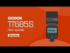 Godox TT685S speedlight - using direction for photography